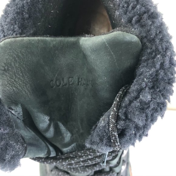 Cole Haan GrandExplorer Black Leather Hiker Boot 8 - Picture 8 of 9